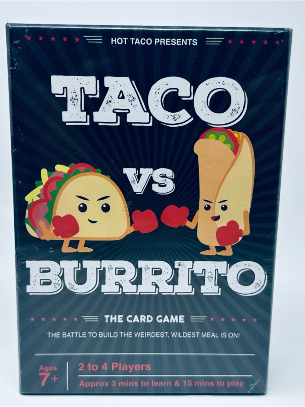 Taco vs Burrito Strategic Card Party Game Build Weird Wild Meals Complete Sealed